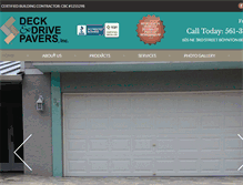 Tablet Screenshot of deckanddrive.com
